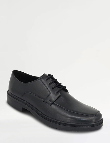 Pegasus Leather Wide G Fit Lace Derby Shoe - MJ114